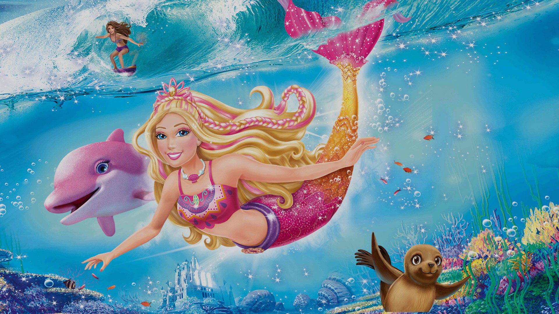 Solrig Tante Dusør Barbie i et havfrueeventyr 2 - Rakuten TV